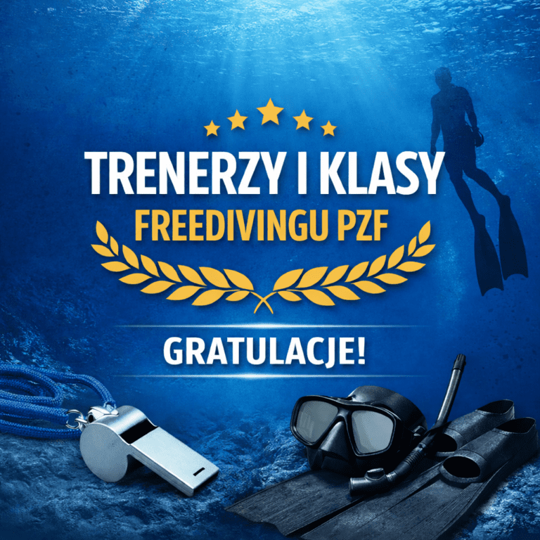 Nominacje na Trenerów I Klasy Freedivingu PZF